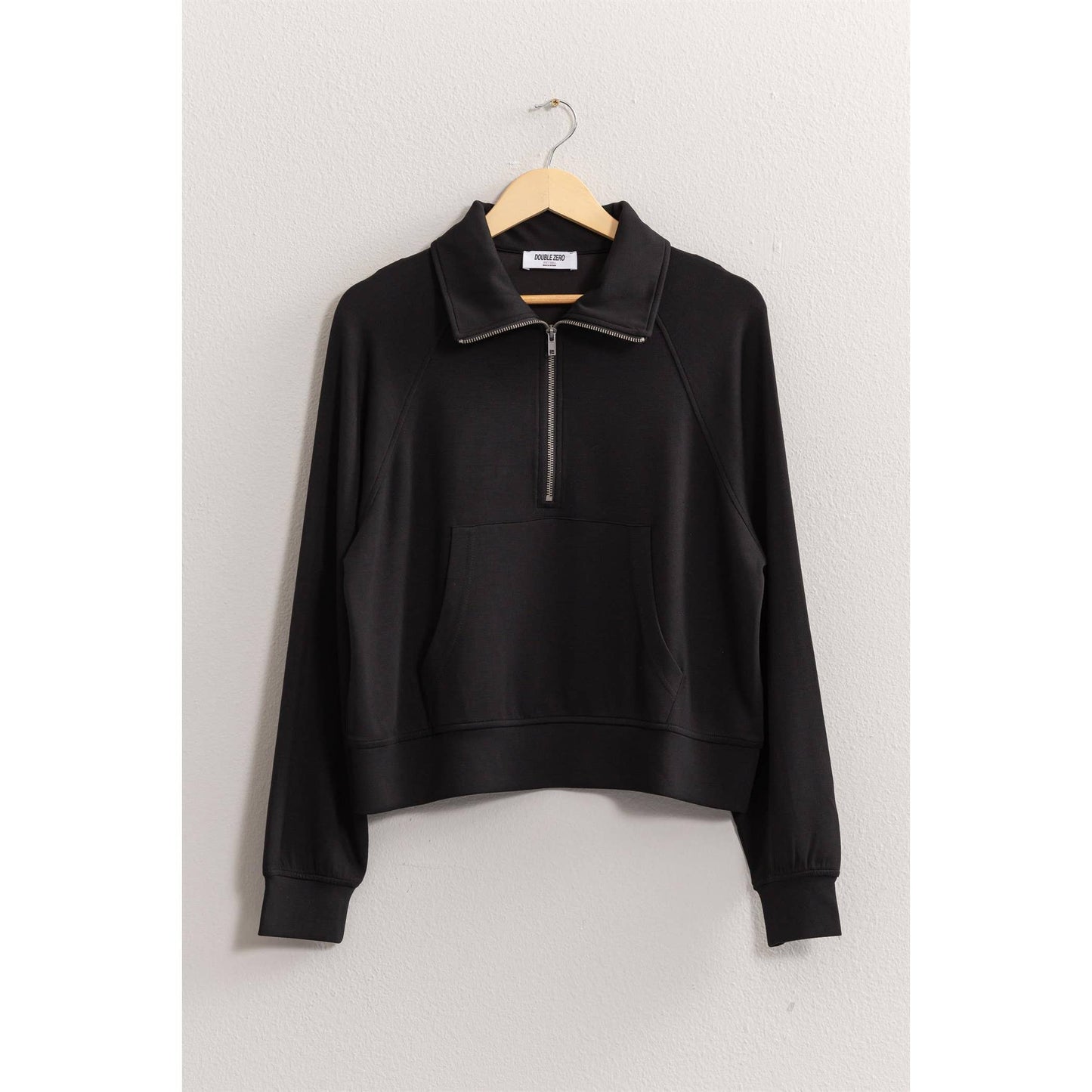 Half Zip-Up Collar Sweatshirt