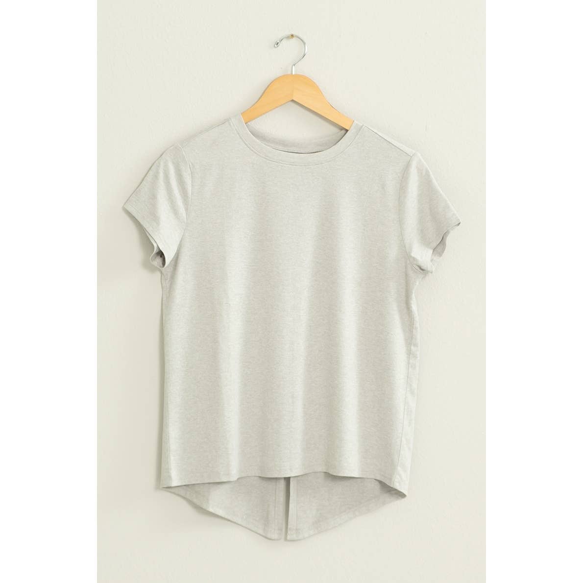 Short Sleeve Open Back Tee