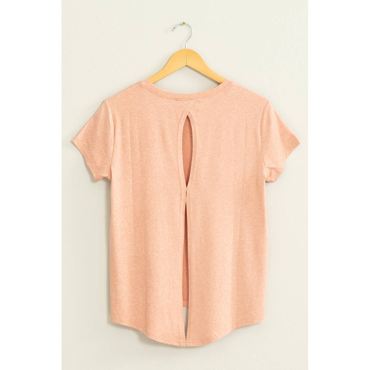 Short Sleeve Open Back Tee