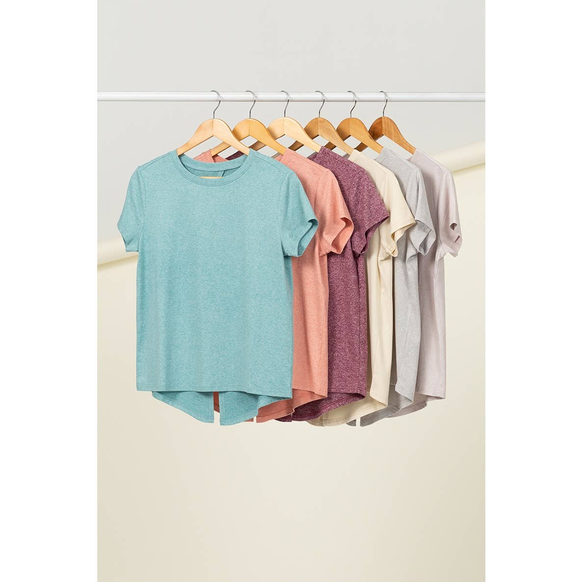 Short Sleeve Open Back Tee