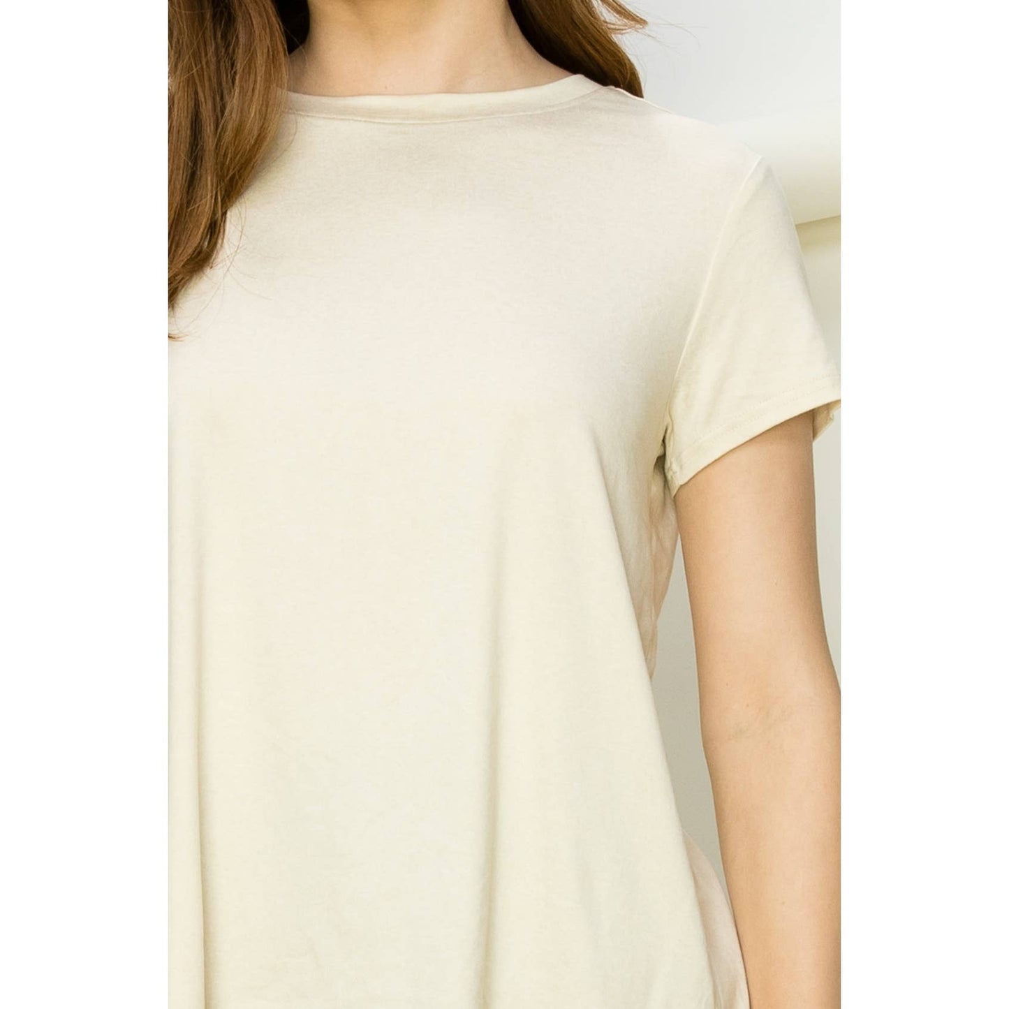 Short Sleeve Open Back Tee