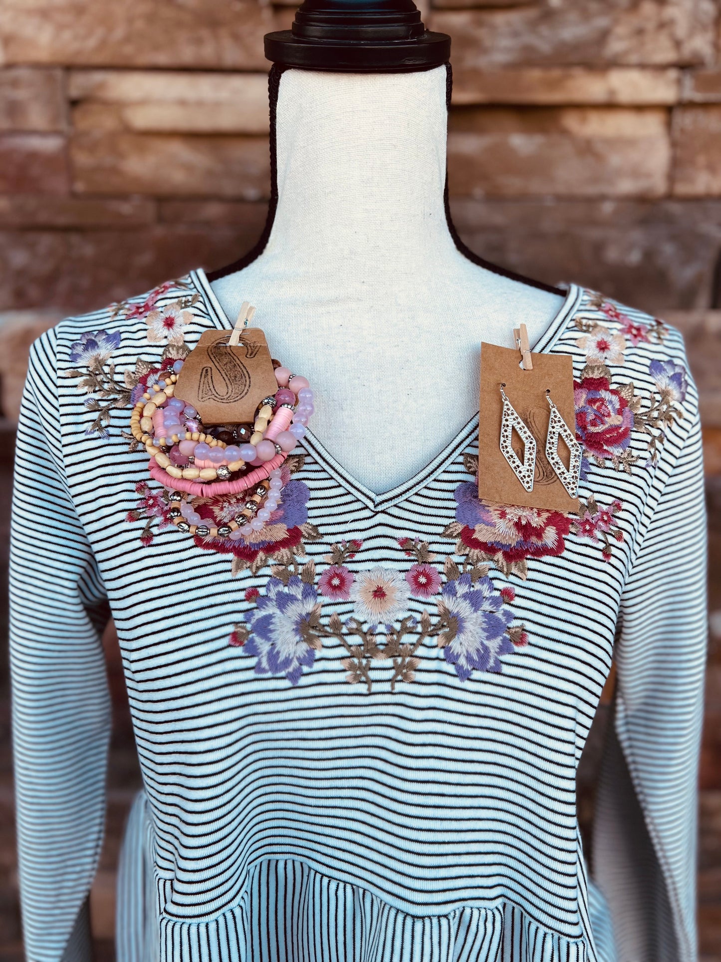 Striped BabyDoll Top