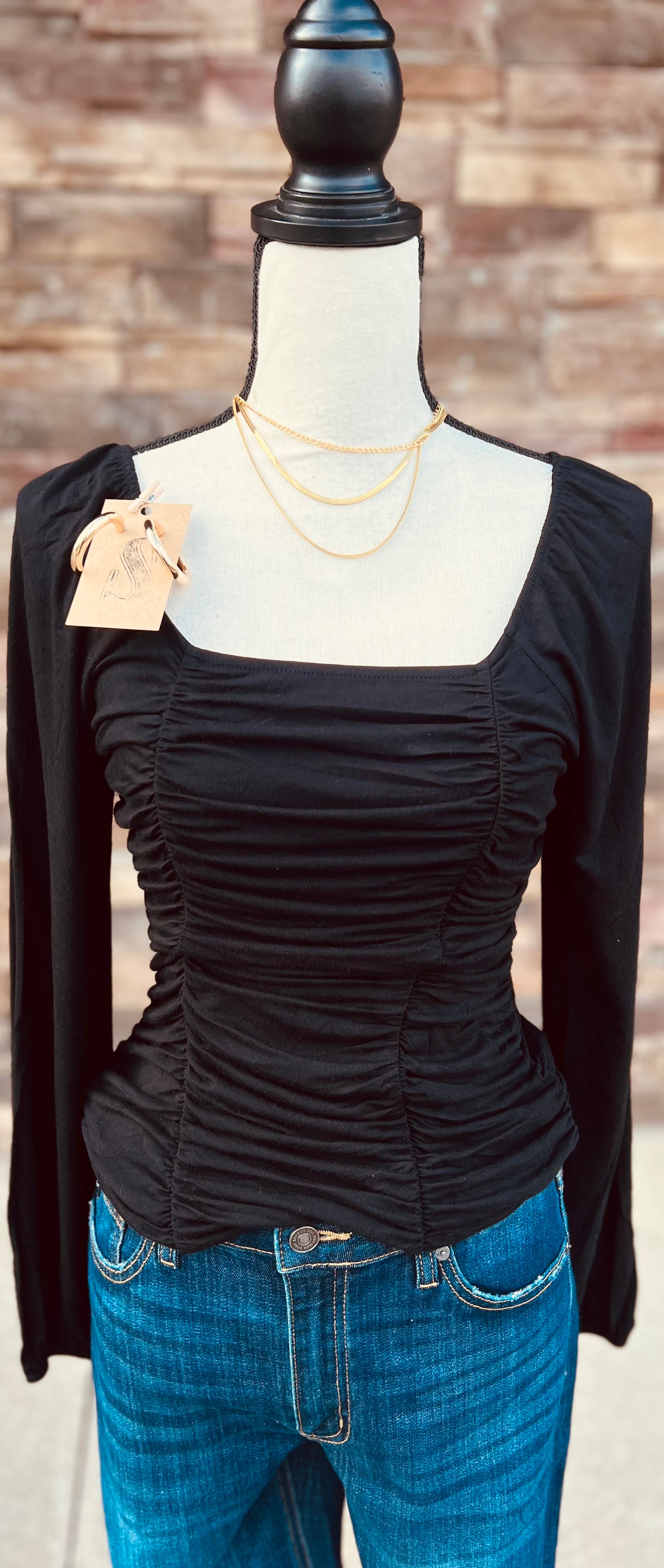 Ruched Detail Blouse
