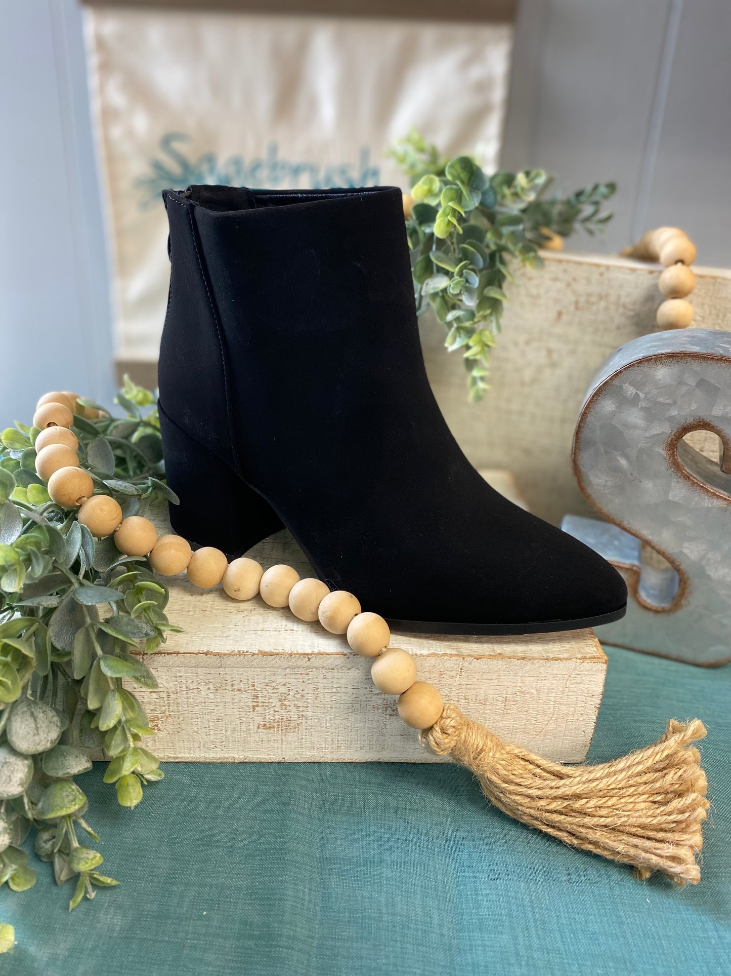 Casual Block Heel Booties