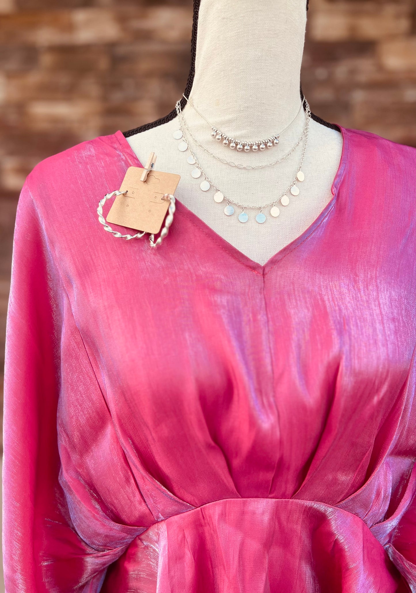 Blouse With Pancho Sleeves