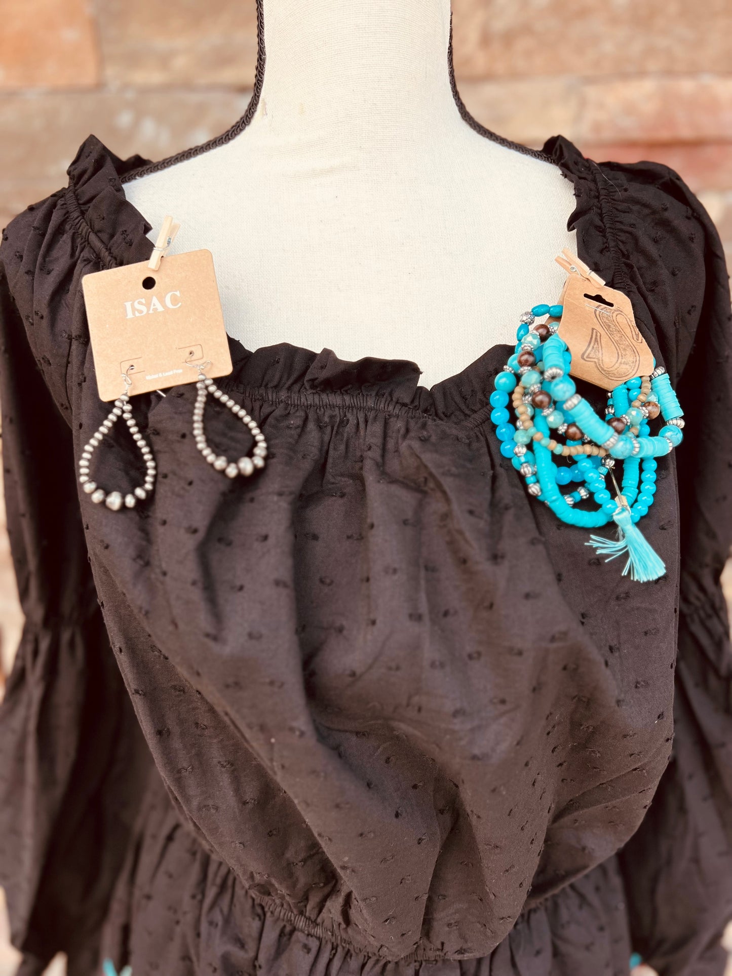 Off Shoulder Woven Top