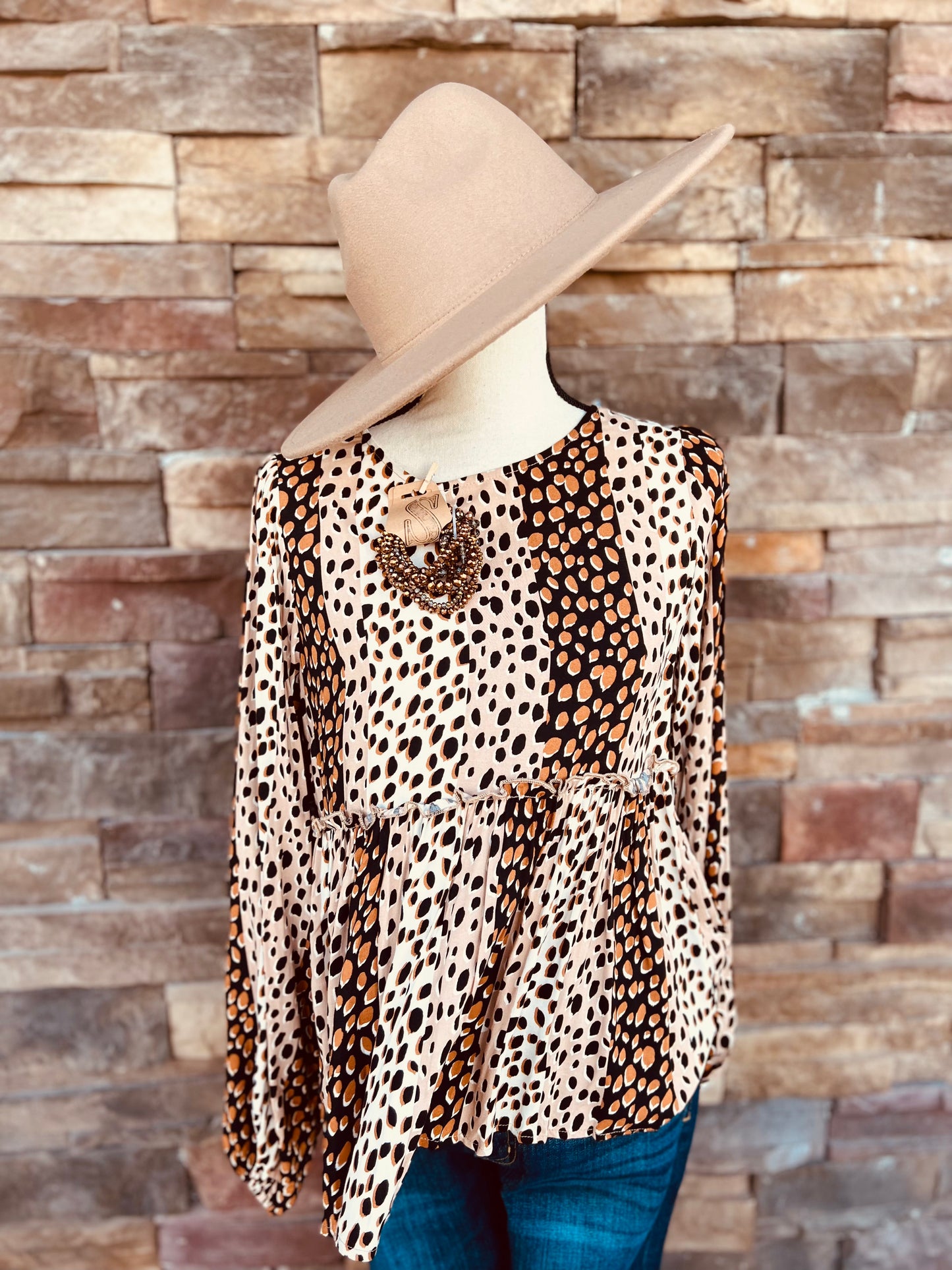 BabyDoll Printed Top