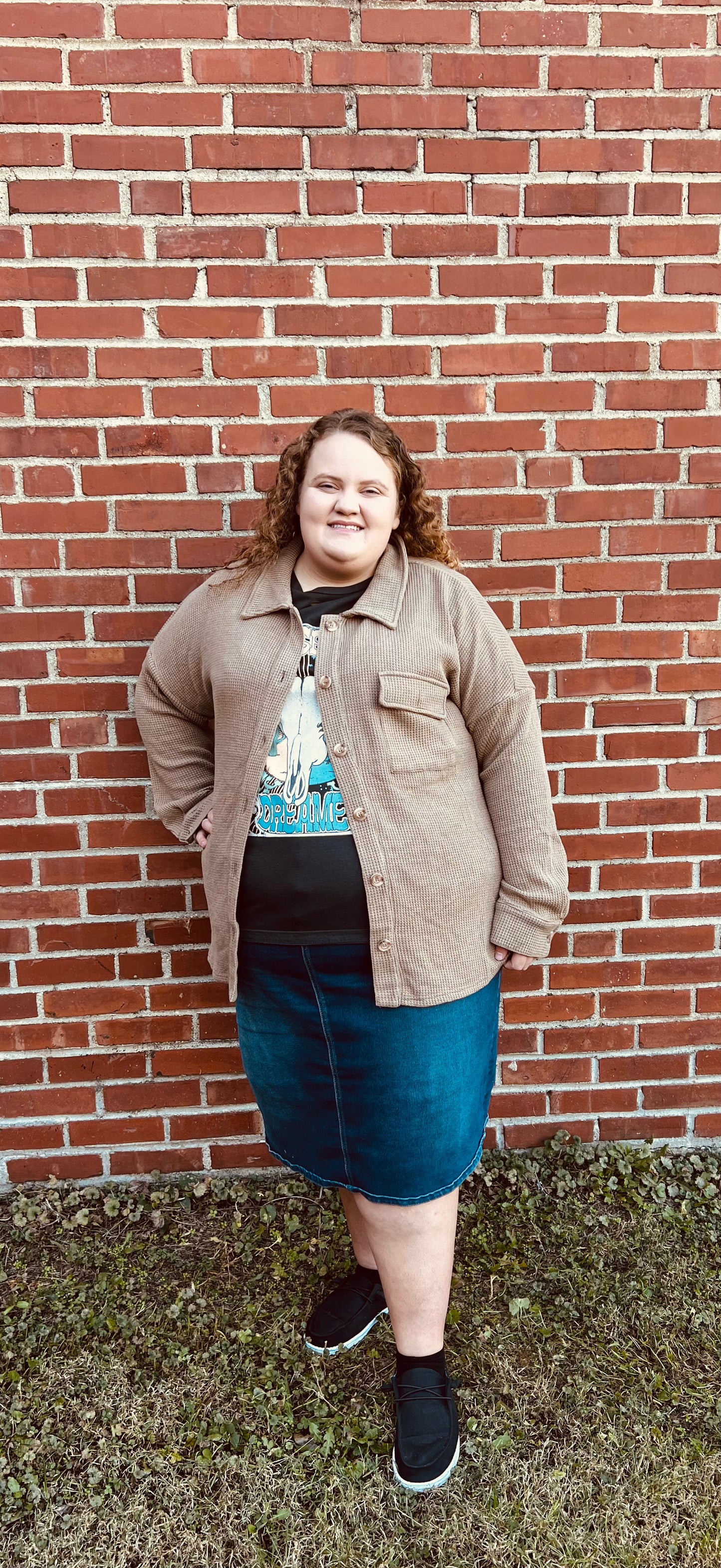 Waffle Knit Jacket