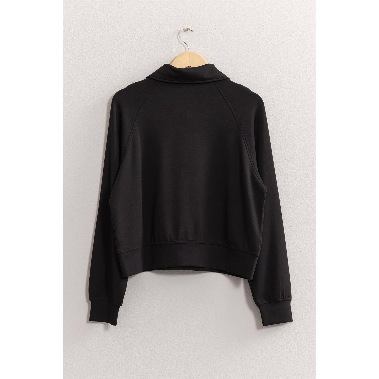 Half Zip-Up Collar Sweatshirt