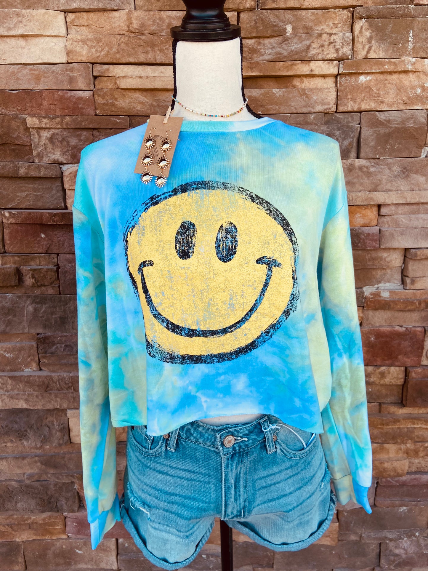 Happy Face Emoji Graphic Tee