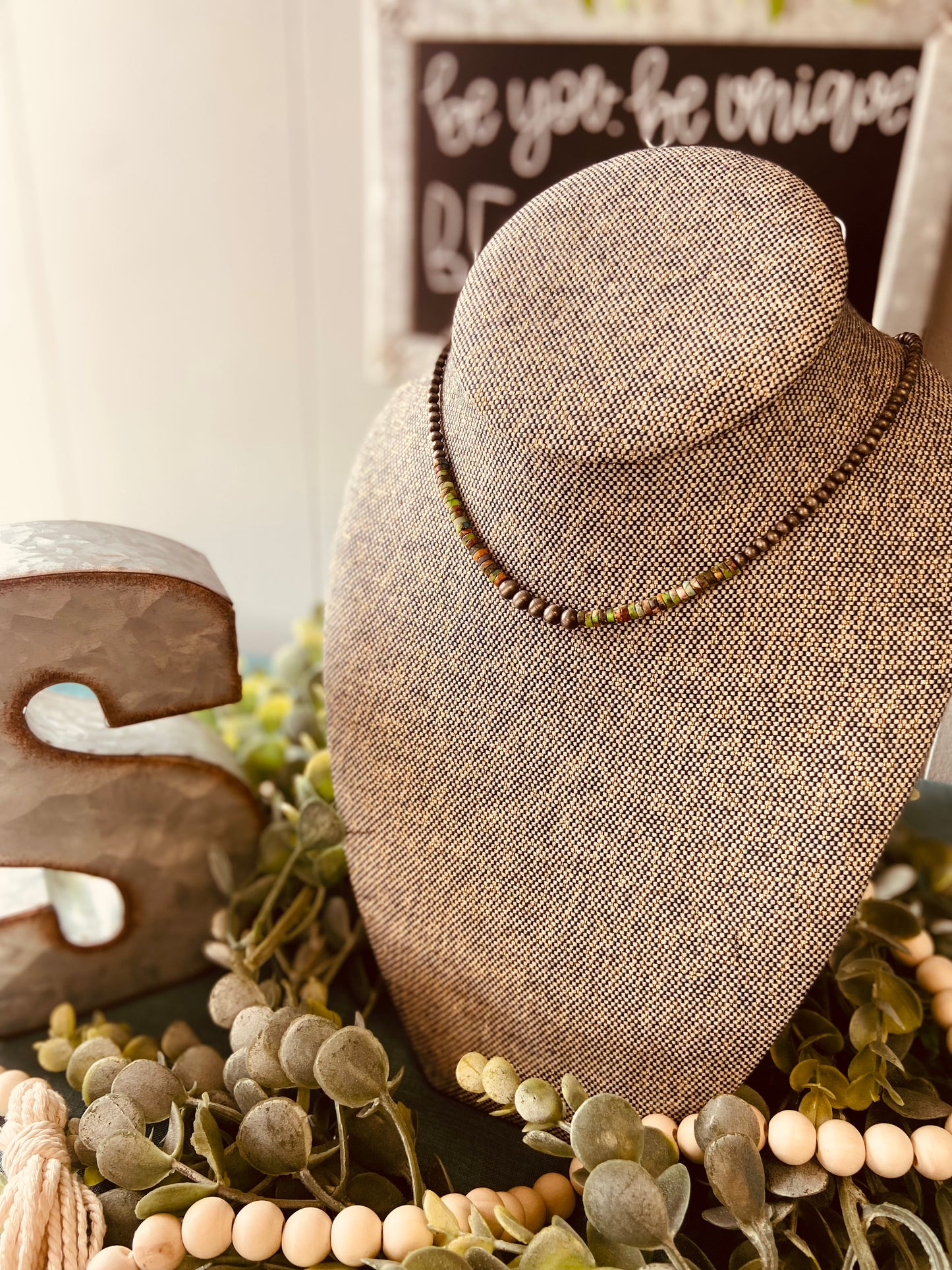 15" Navajo Pearl Necklace