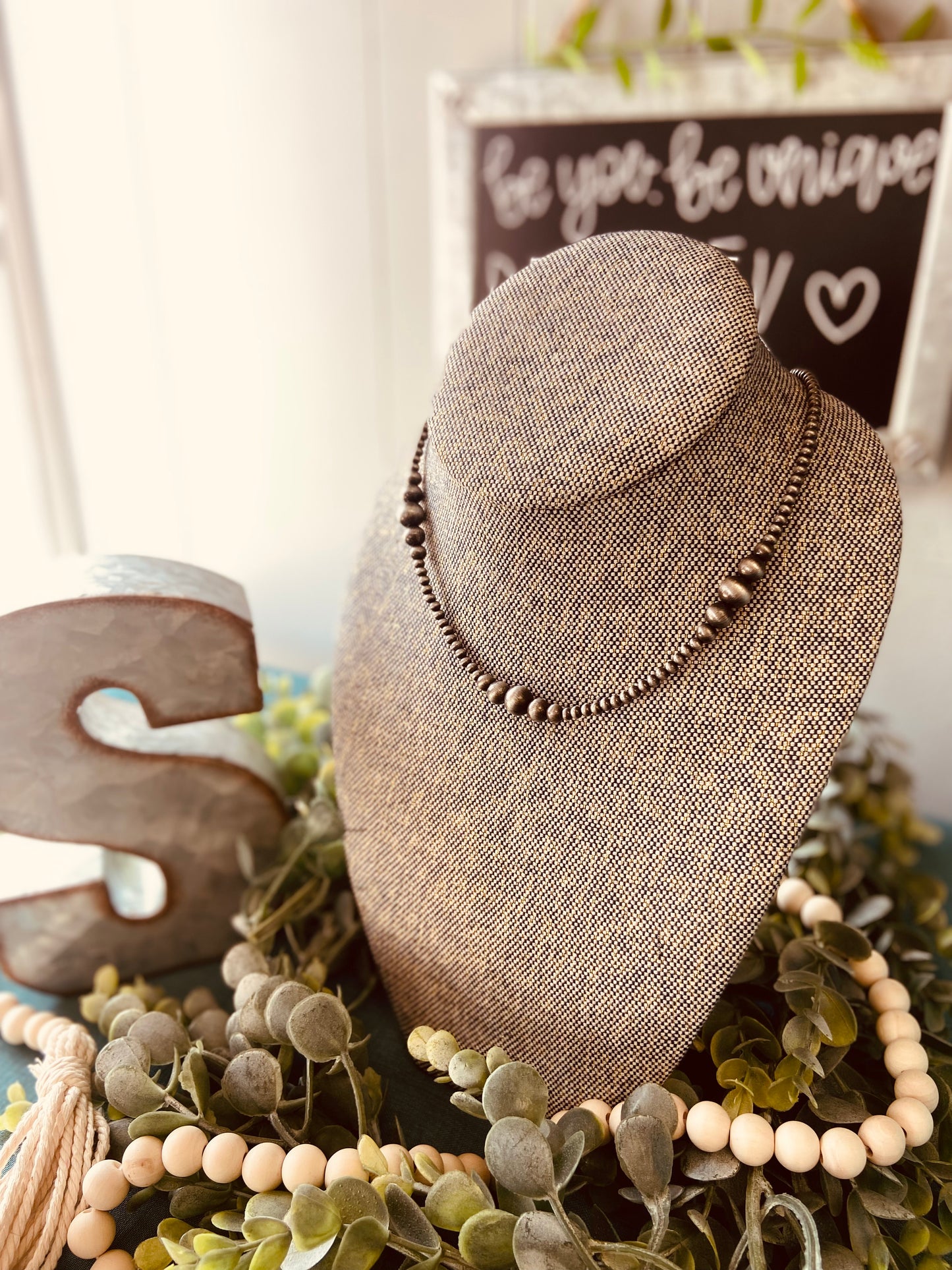 15" Navajo Pearl Necklace