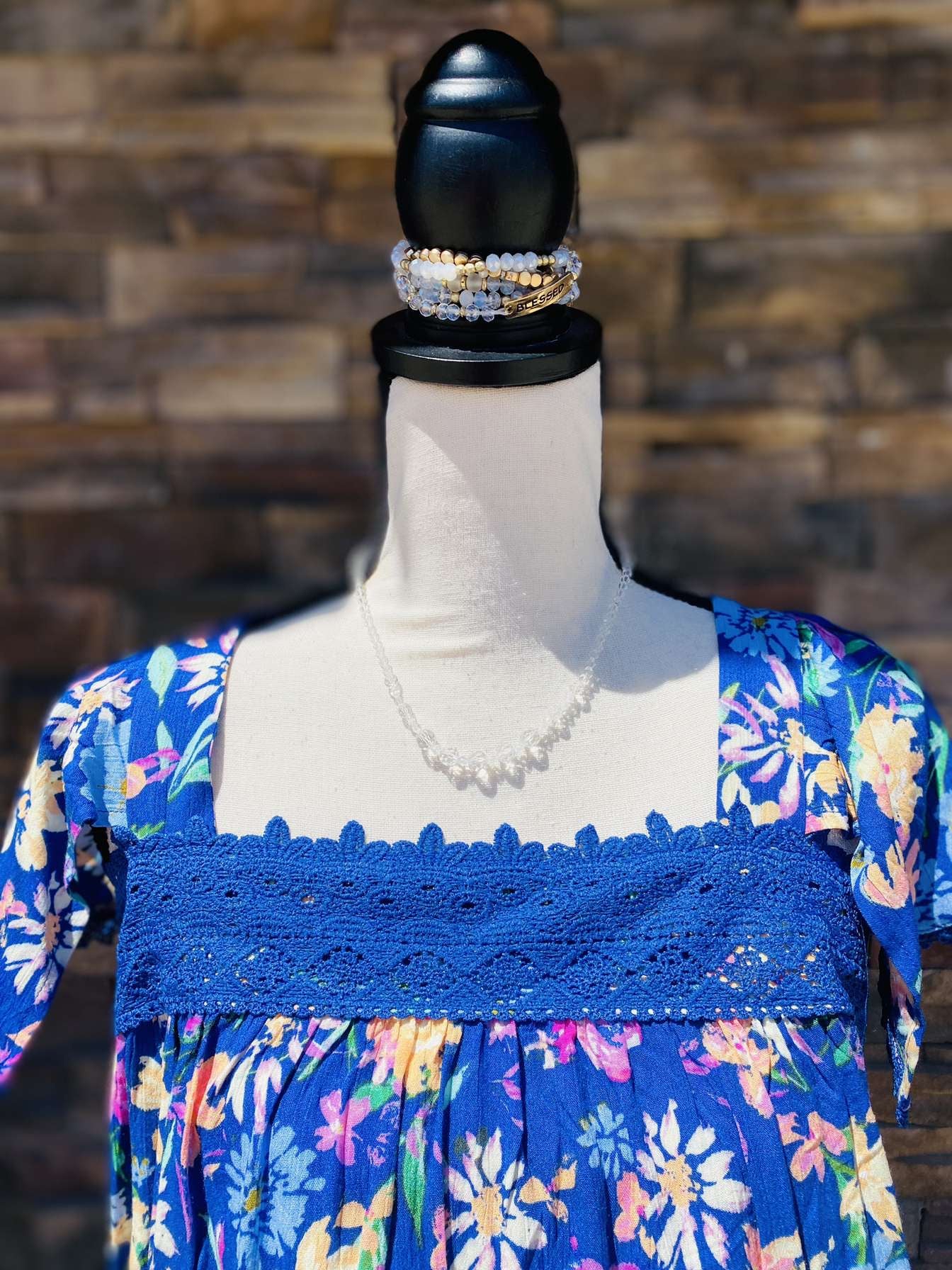 Babydoll Floral Print Top