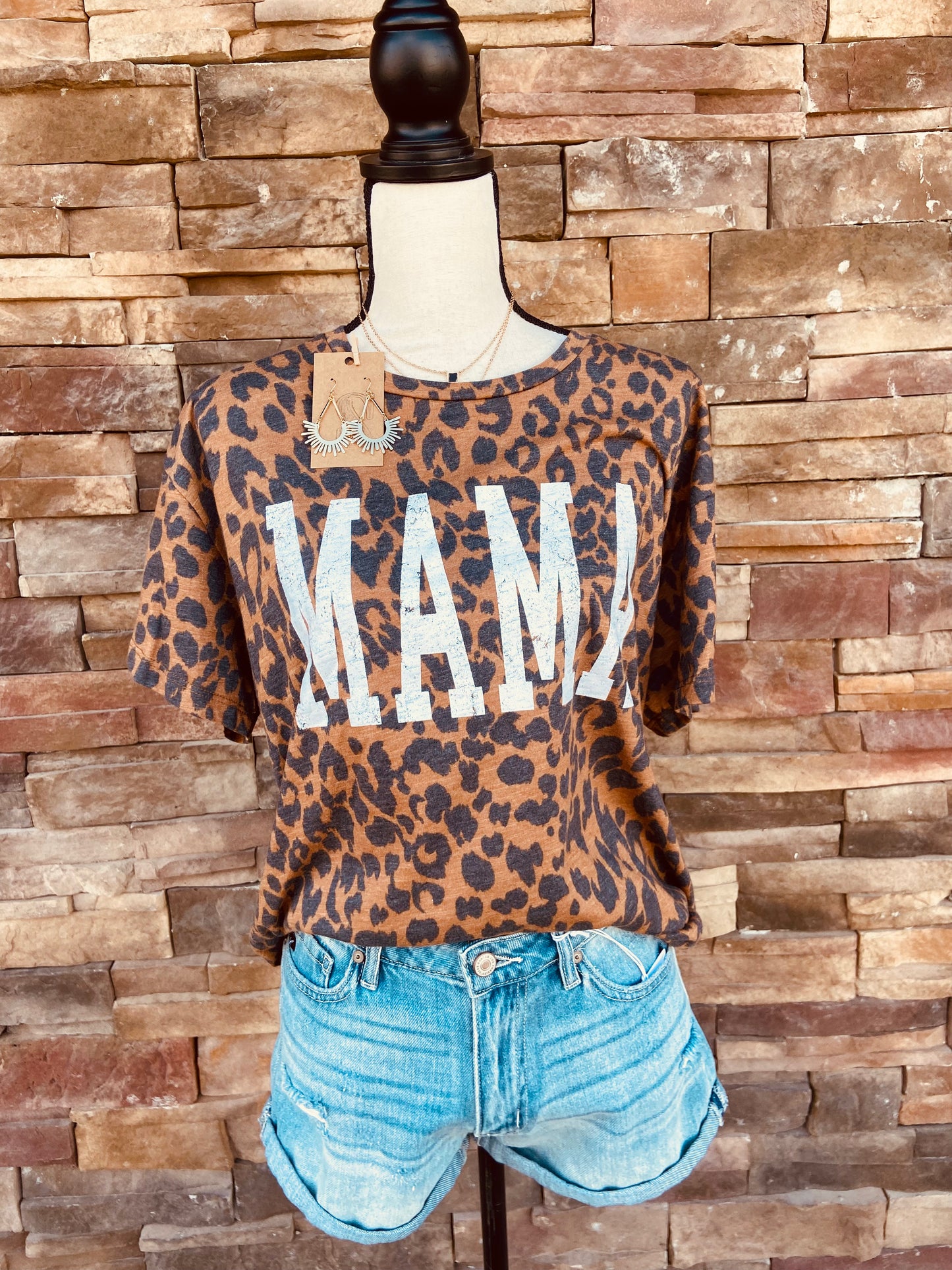 Leopard Mama Graphic Tee