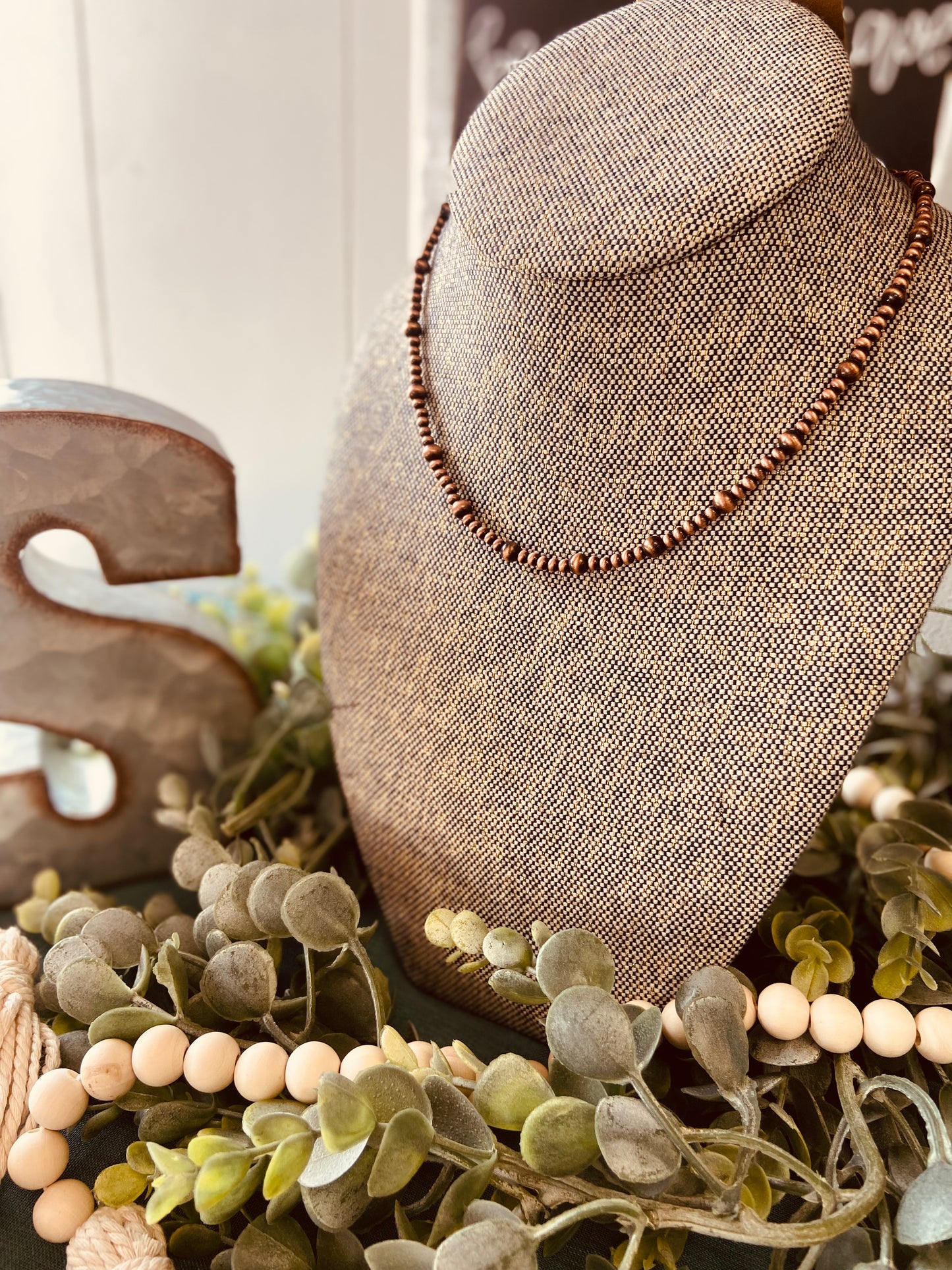 16" Copper Navajo Necklace