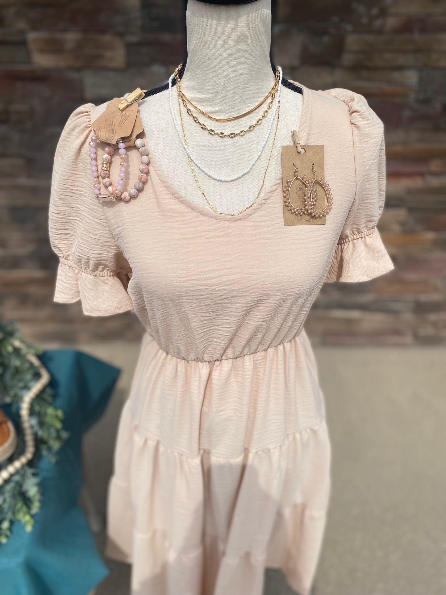 Tiered Midi Dress