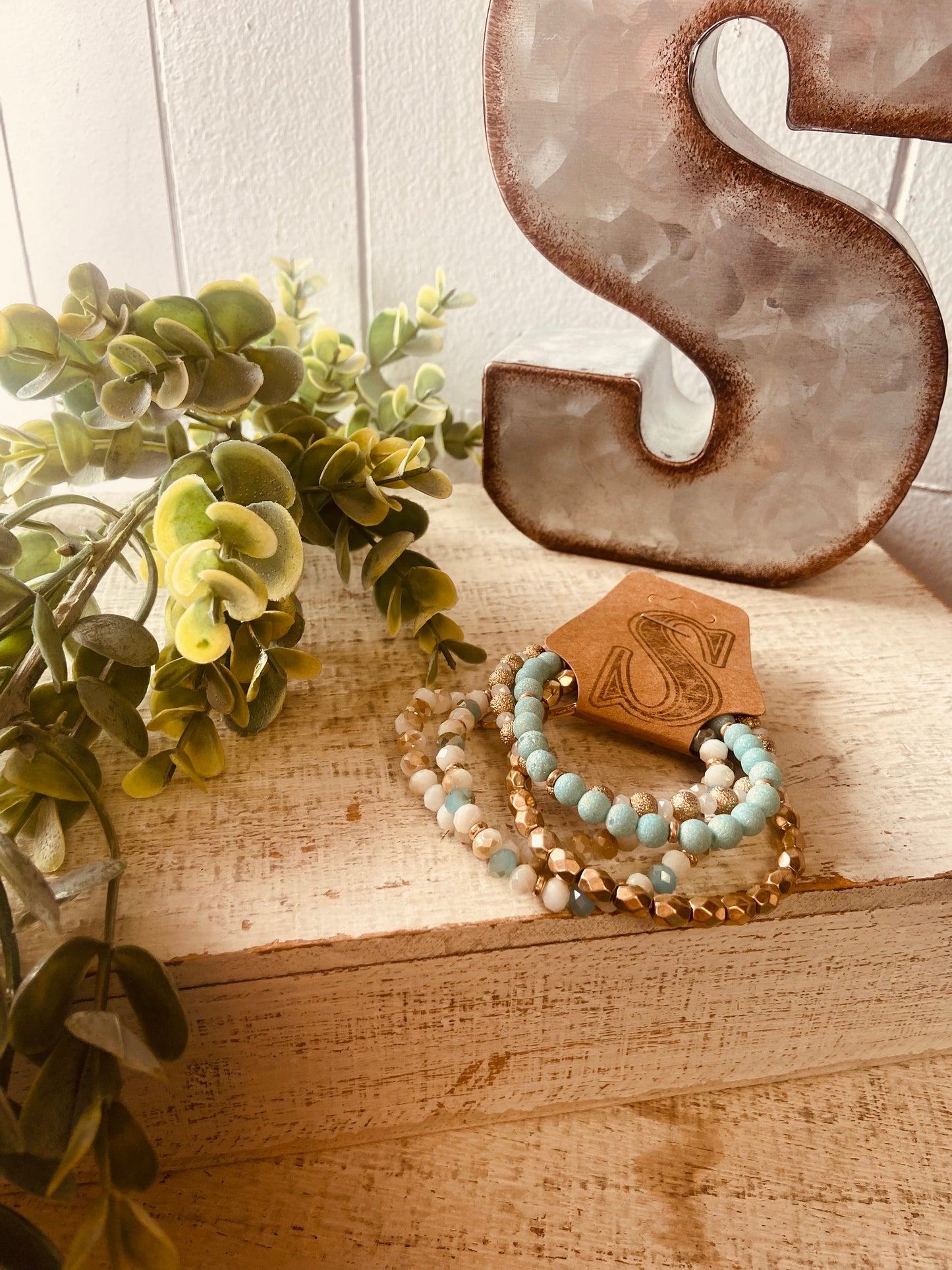 Bracelet Set Glass Beads