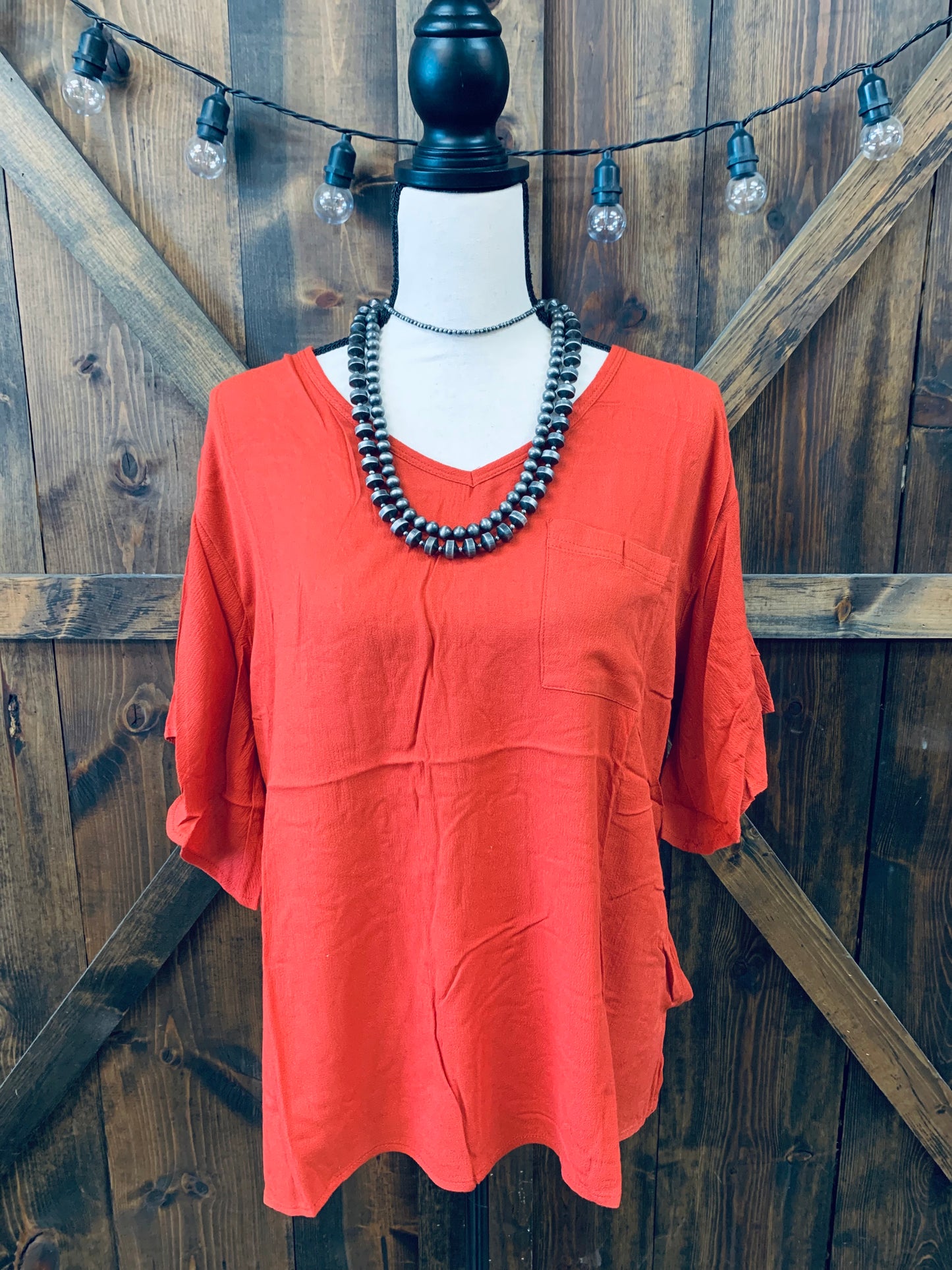 The Boho Flare Sleeve Top