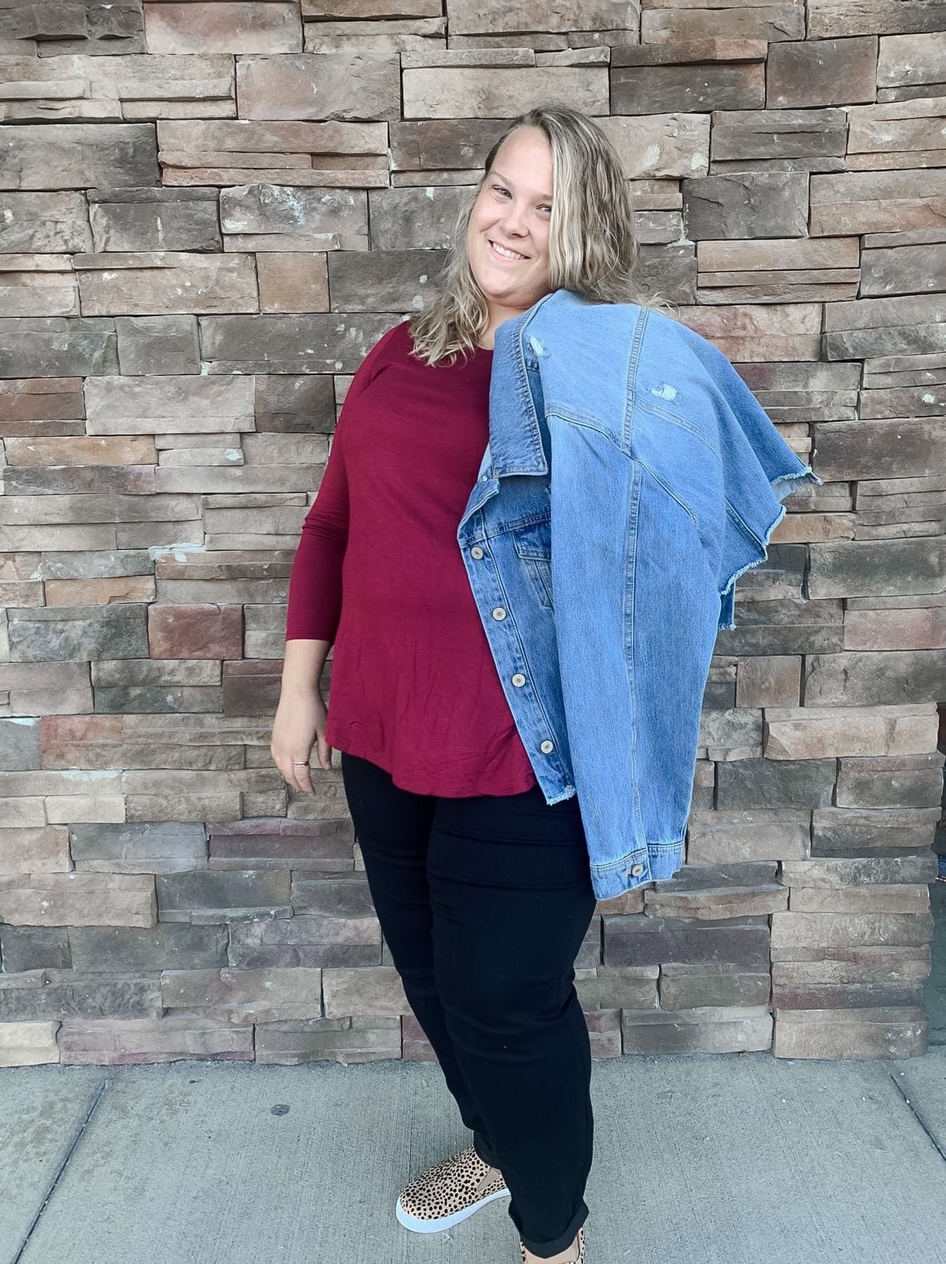 Burgundy Long Sleeve