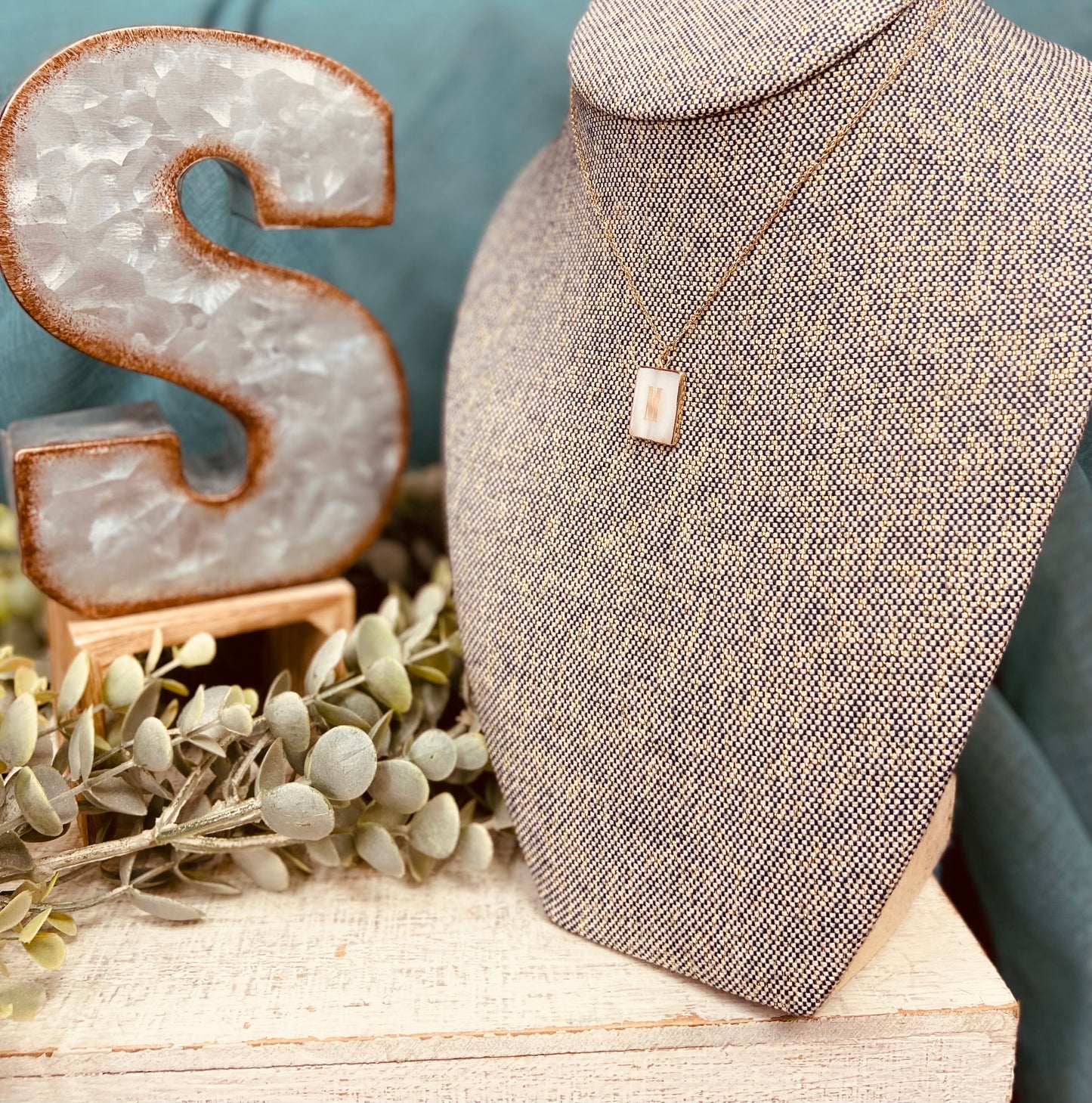 Acrylic Initial Necklace