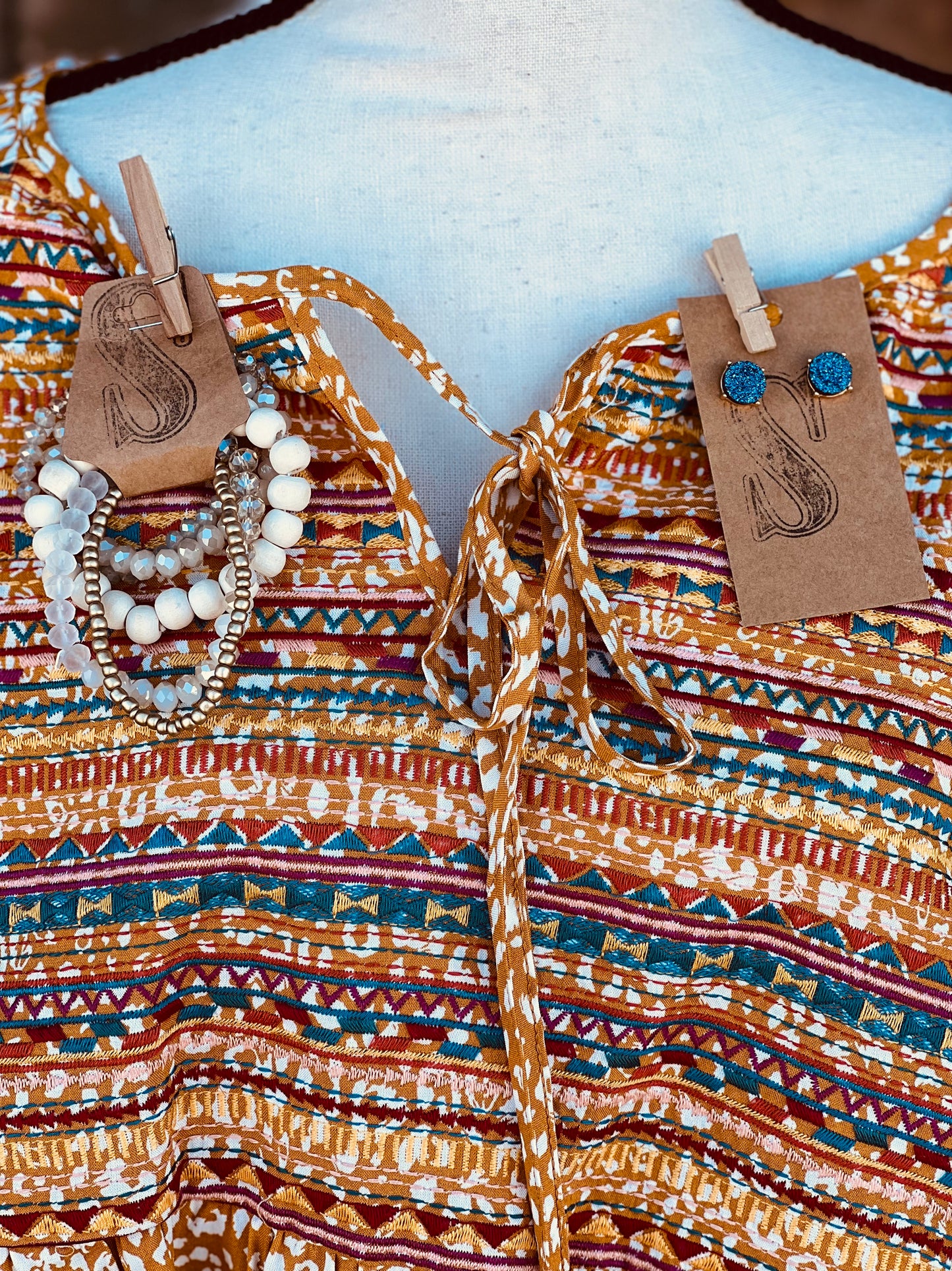 Embroidered Cheetah-print Top - Curvy