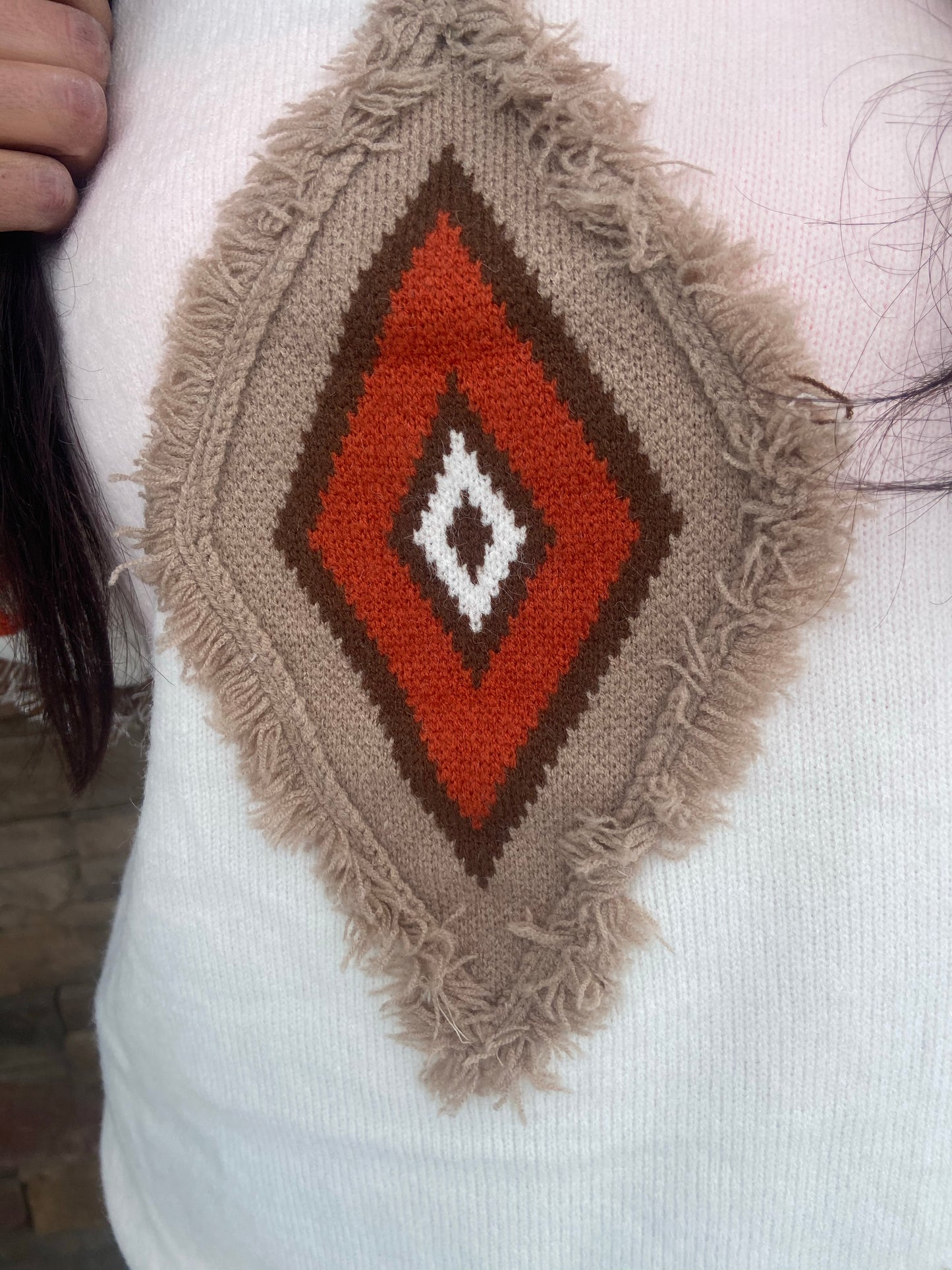 Ivory Aztec Sweater