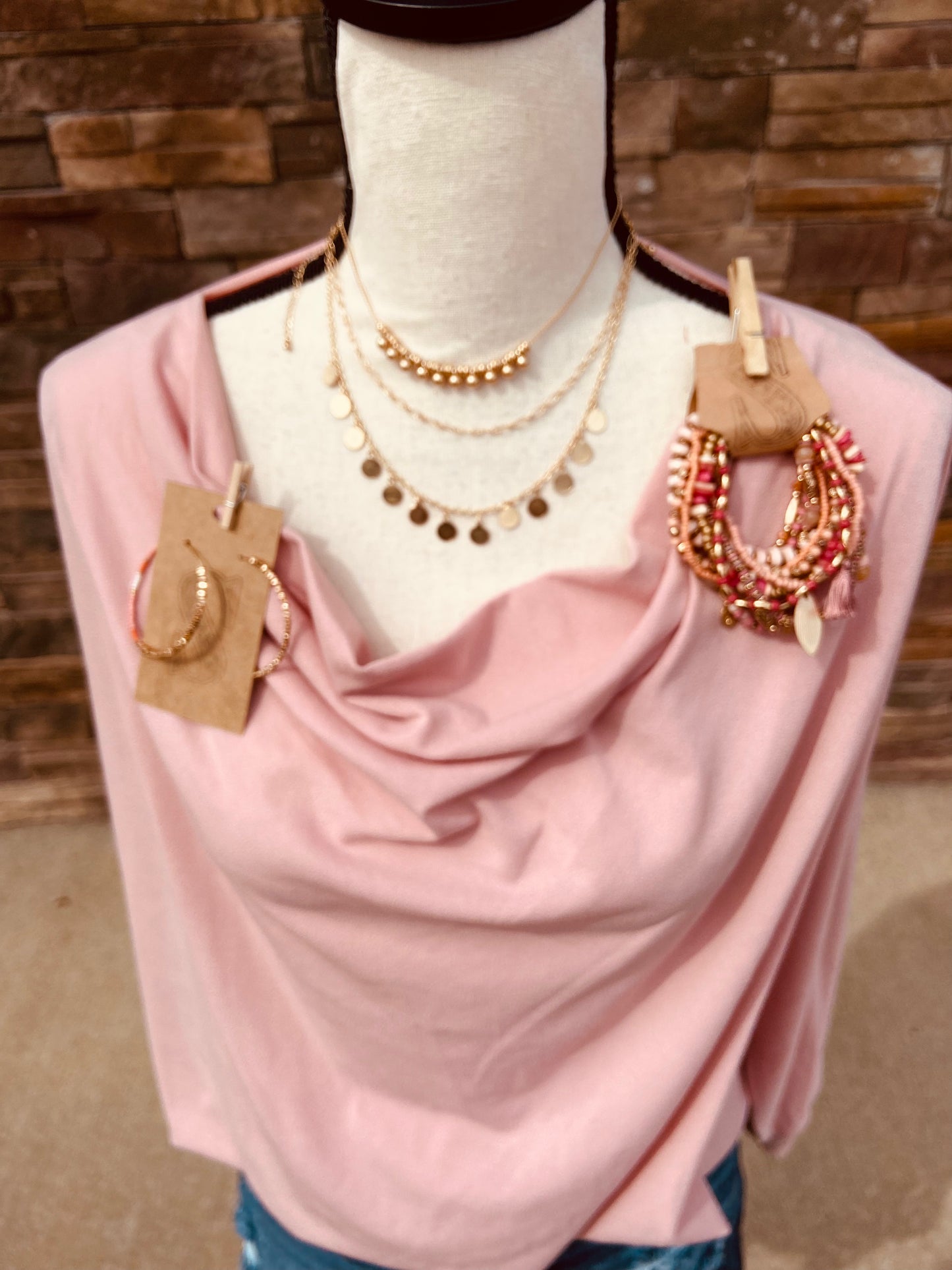 One-shoulder L/S Top - Curvy