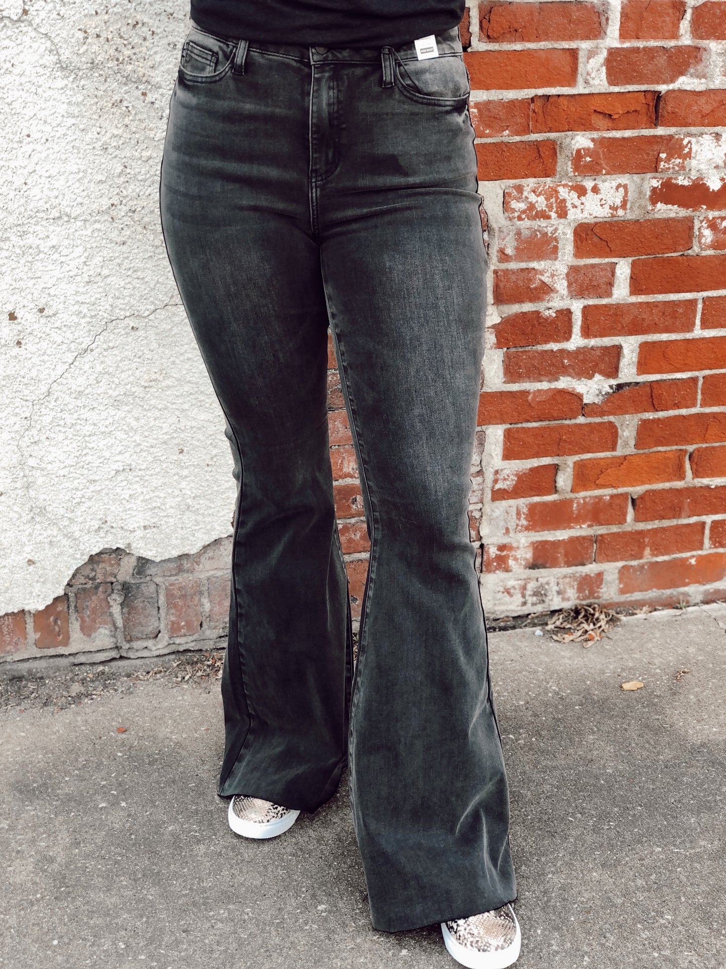 JB High Rise Cut Off Flare