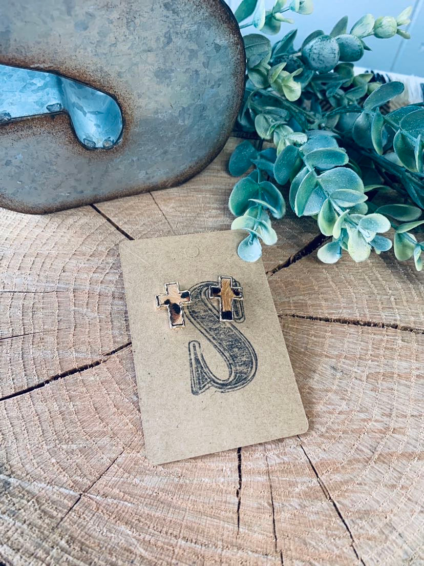 The Animal Cross Earrings