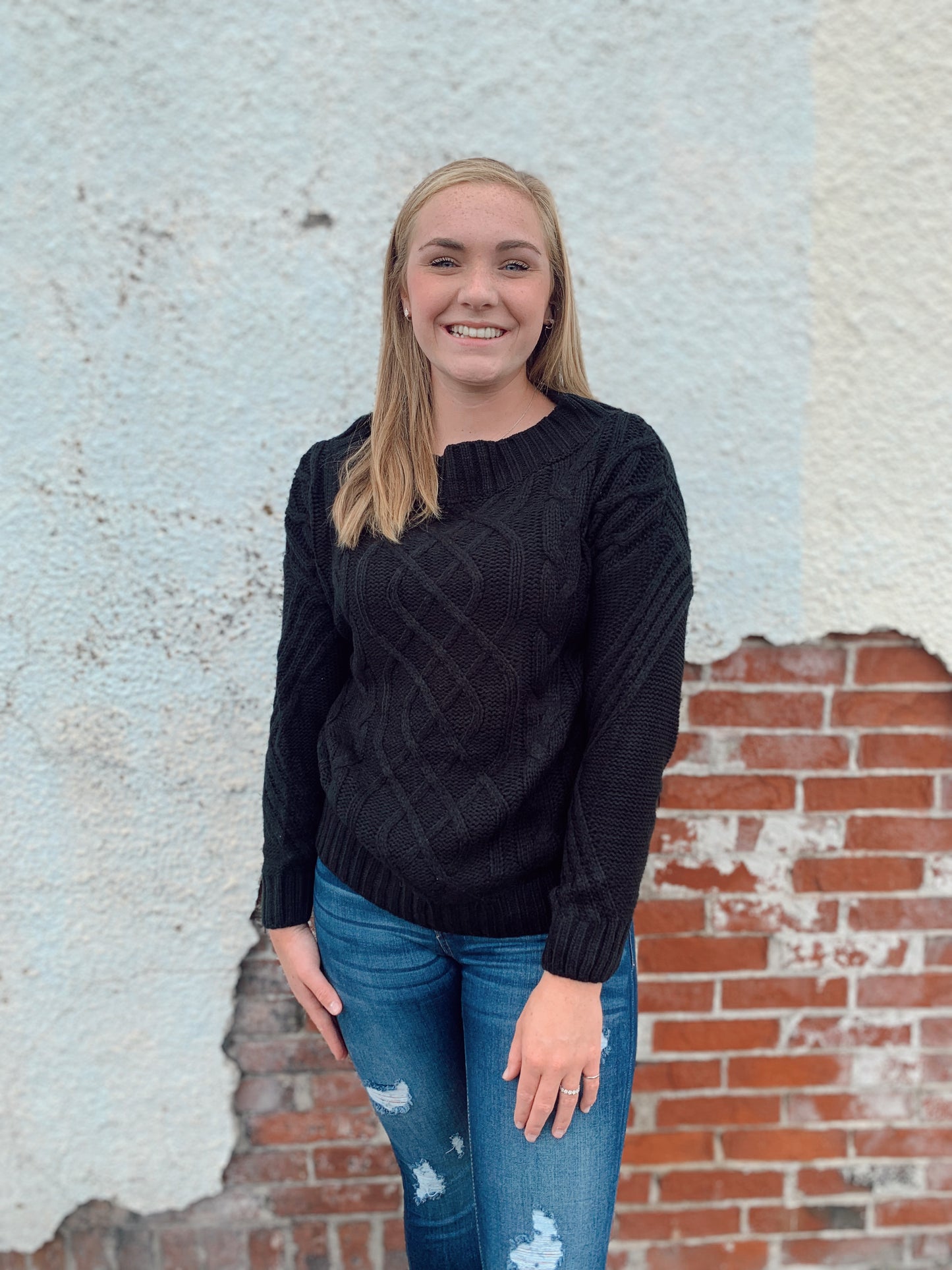 The Off the Shoulder Long Sleeve Top