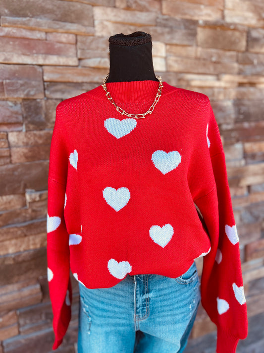 Valentine's Knit Sweater Women‘s Pullover