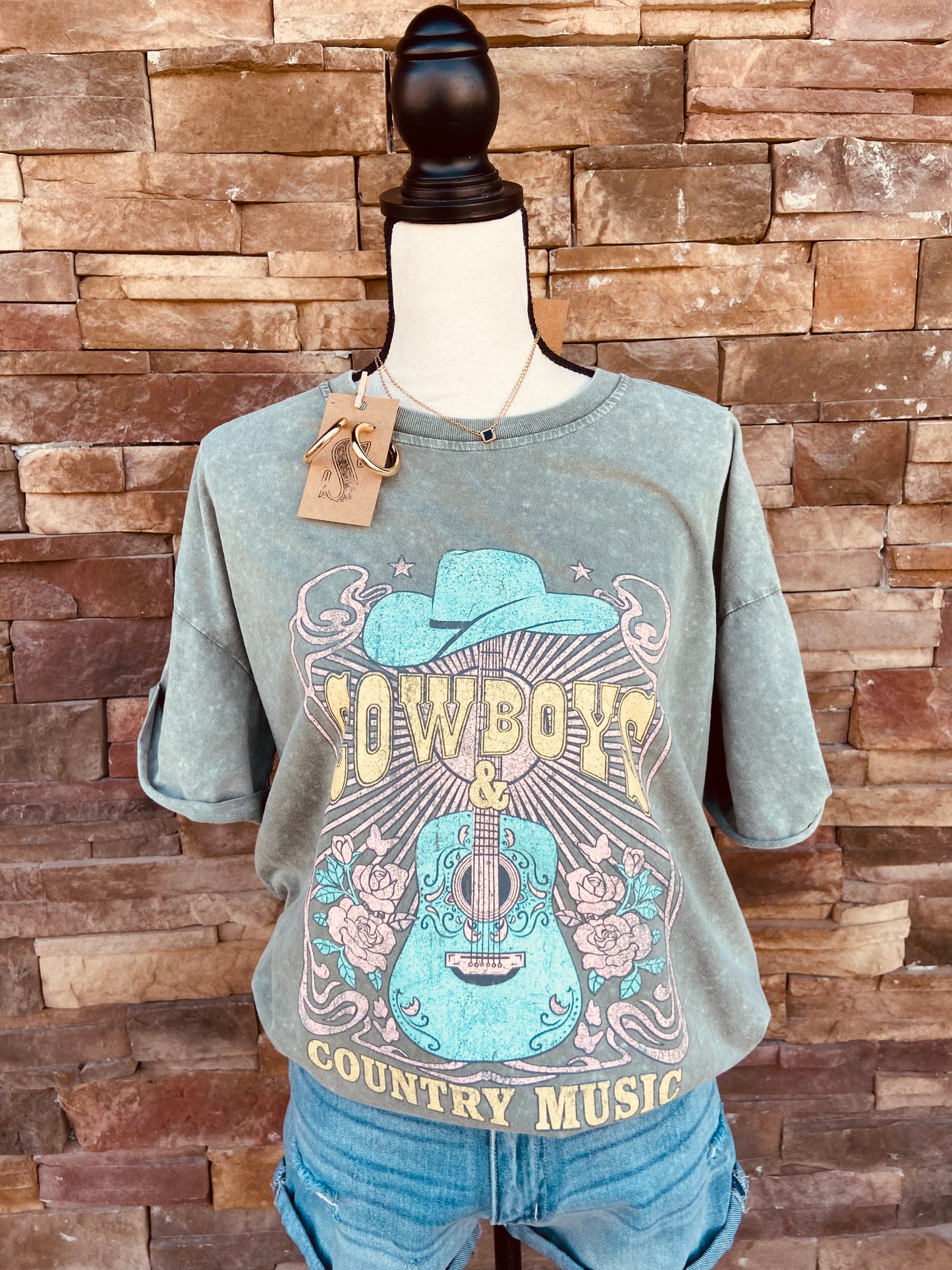 Cowboys & Country Music Graphic Tee