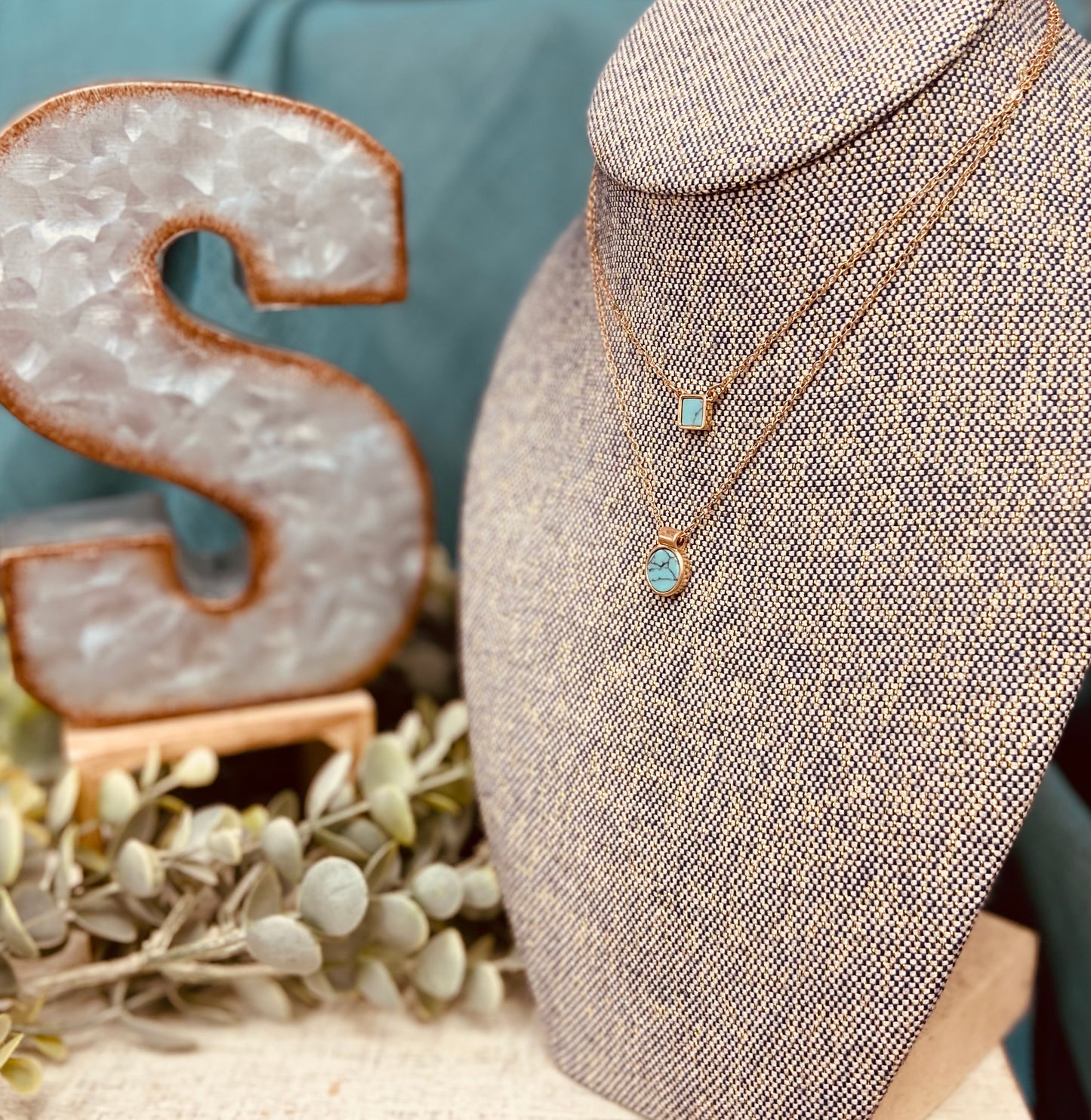 Two Natural Stone Necklaces